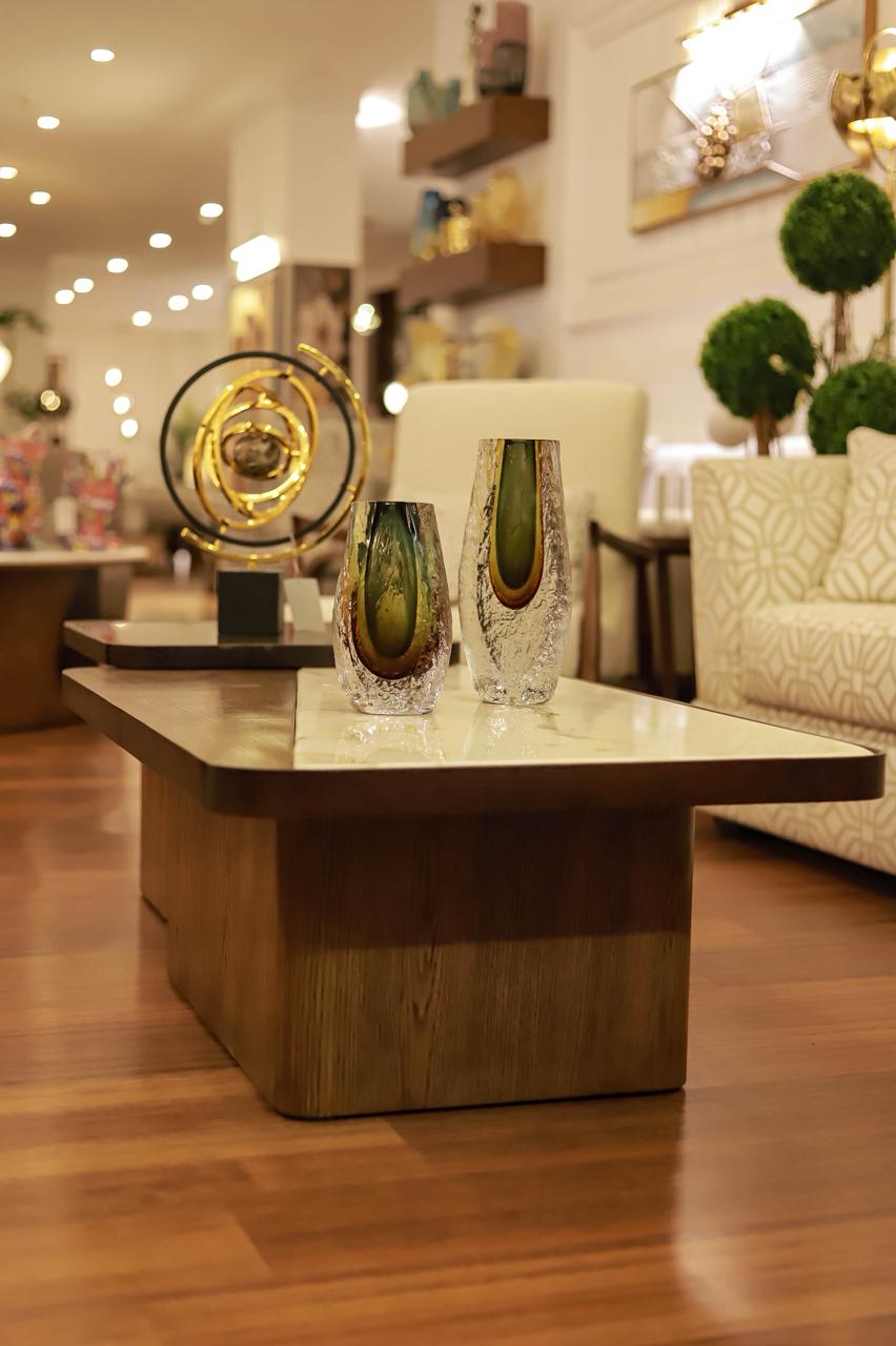 WOOD & MARBLE TABLE