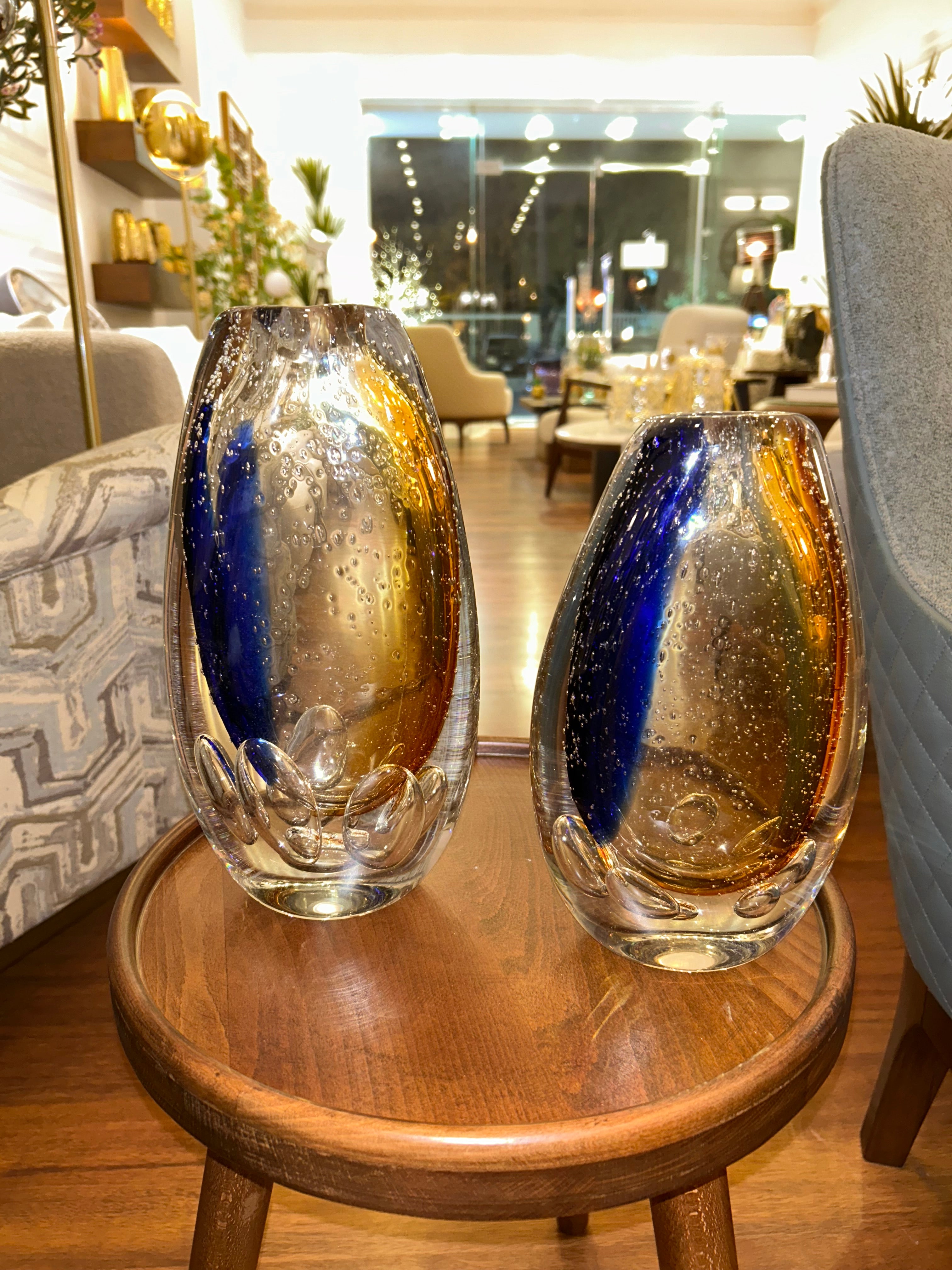 Set of 2 murano vases